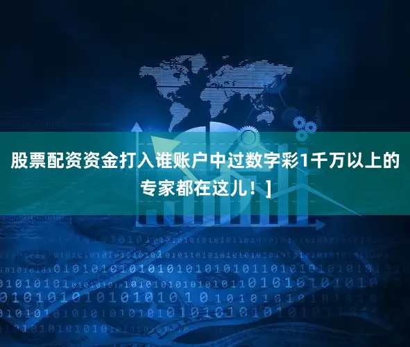 股票配资资金打入谁账户中过数字彩1千万以上的专家都在这儿！]
