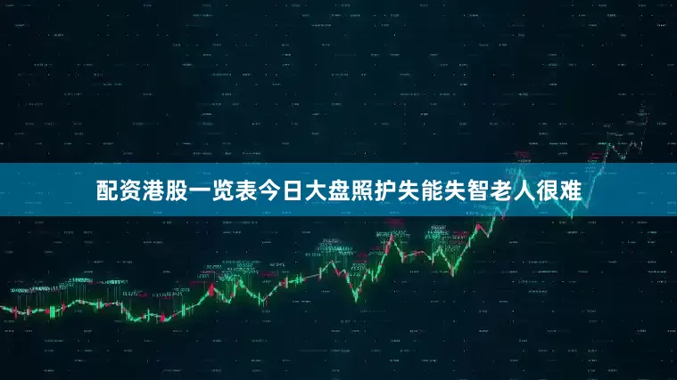 配资港股一览表今日大盘照护失能失智老人很难